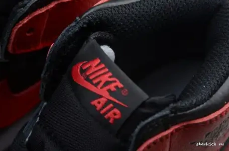 001 Jordan OG 1 Retro Bred High 001 Red Banned Black Air 555088  555088 Kid Kids  0513